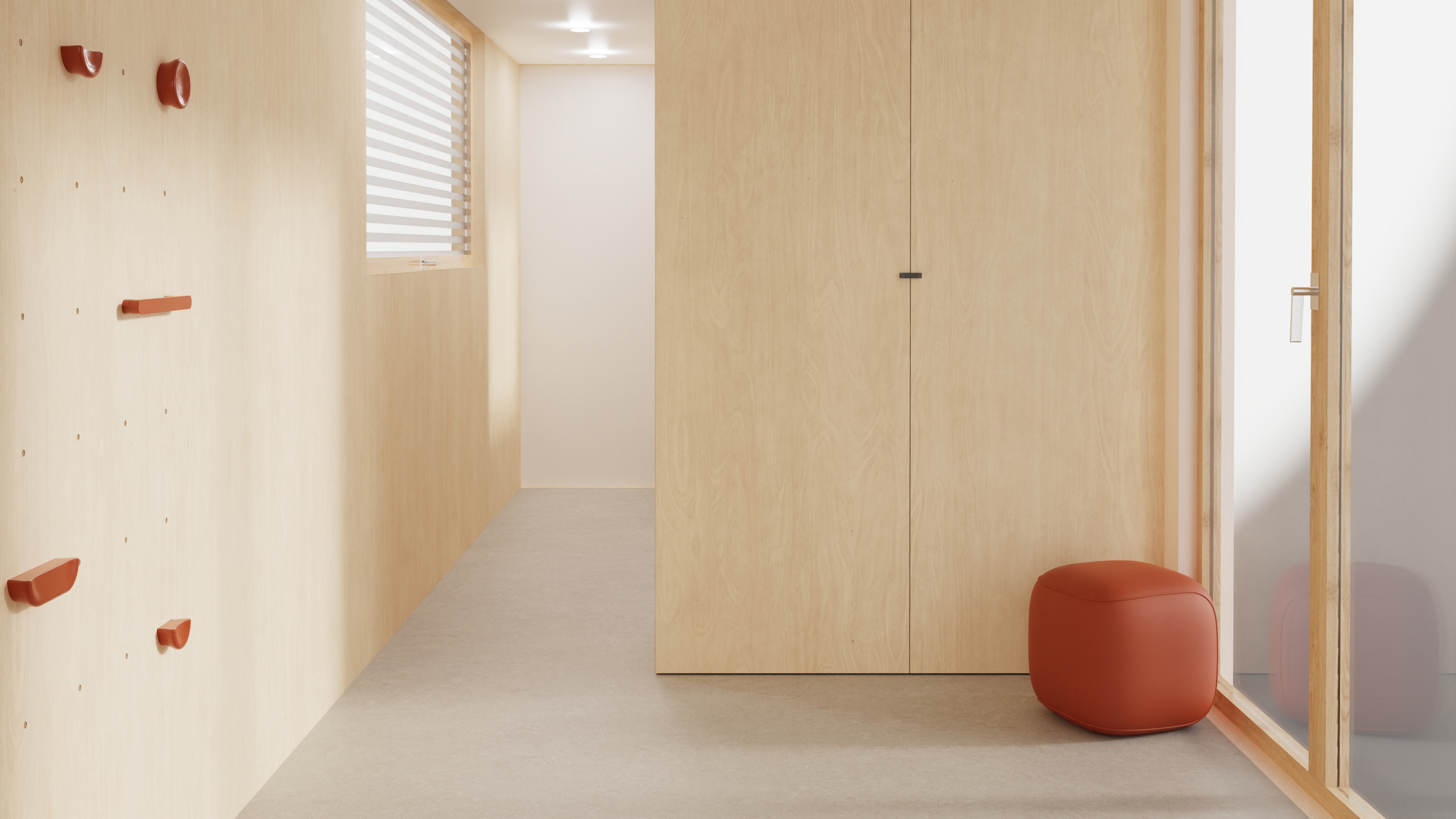 Tiny House Innenraum Rendering