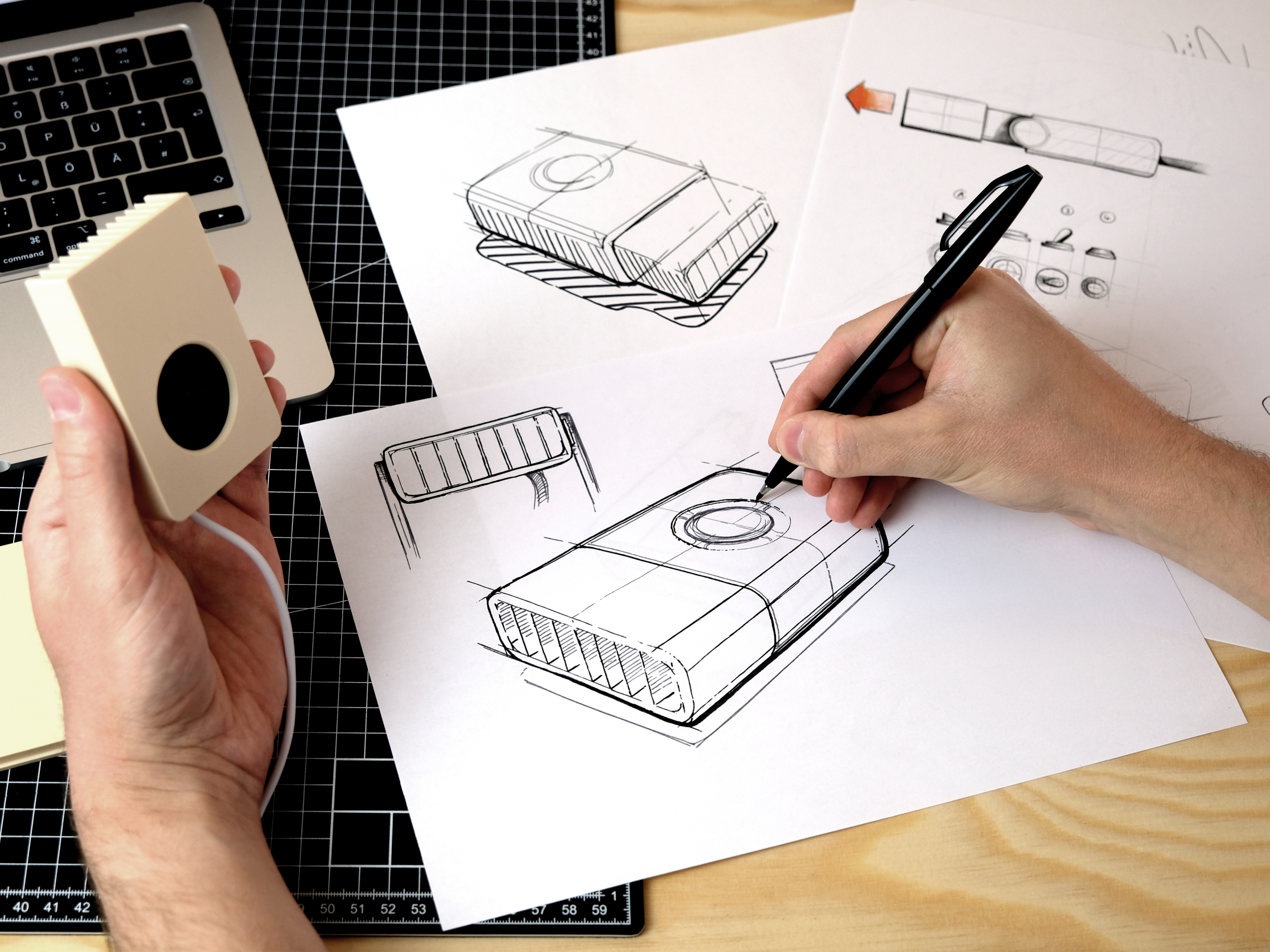 Industriedesign Produktskizze